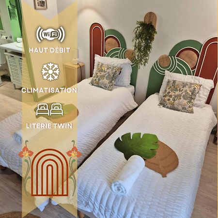 Appartement Boudoir - Clim-Wifi-Twin-Gare à Lourdes Extérieur photo